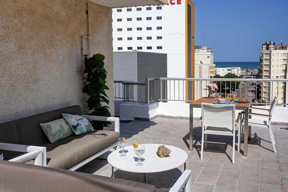 Playa de GandiaAtico Terrazas Playa Gandia公寓 外观 照片