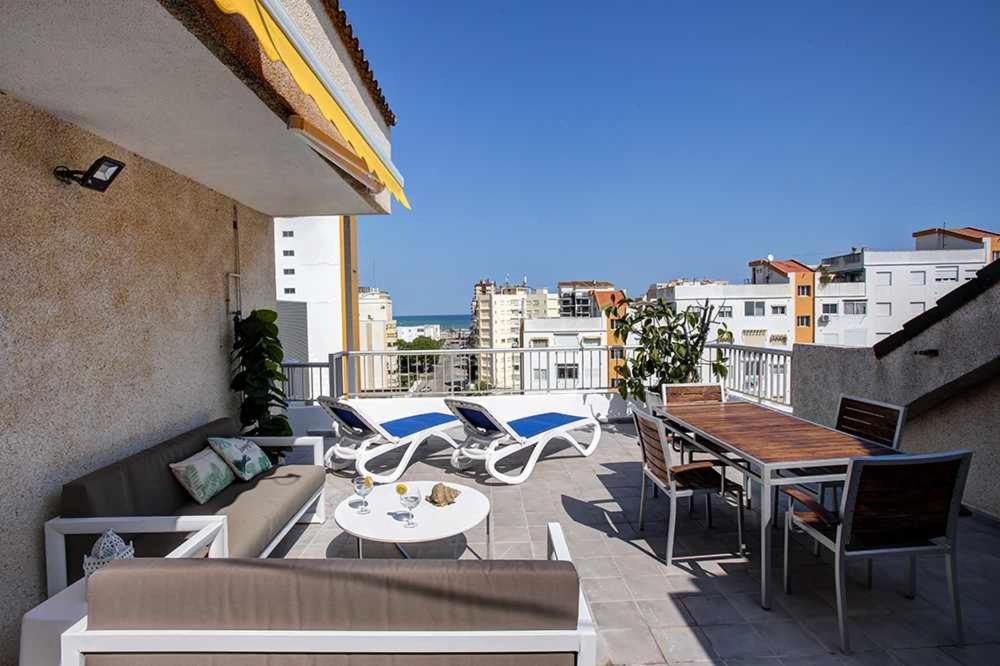 Playa de GandiaAtico Terrazas Playa Gandia公寓 外观 照片